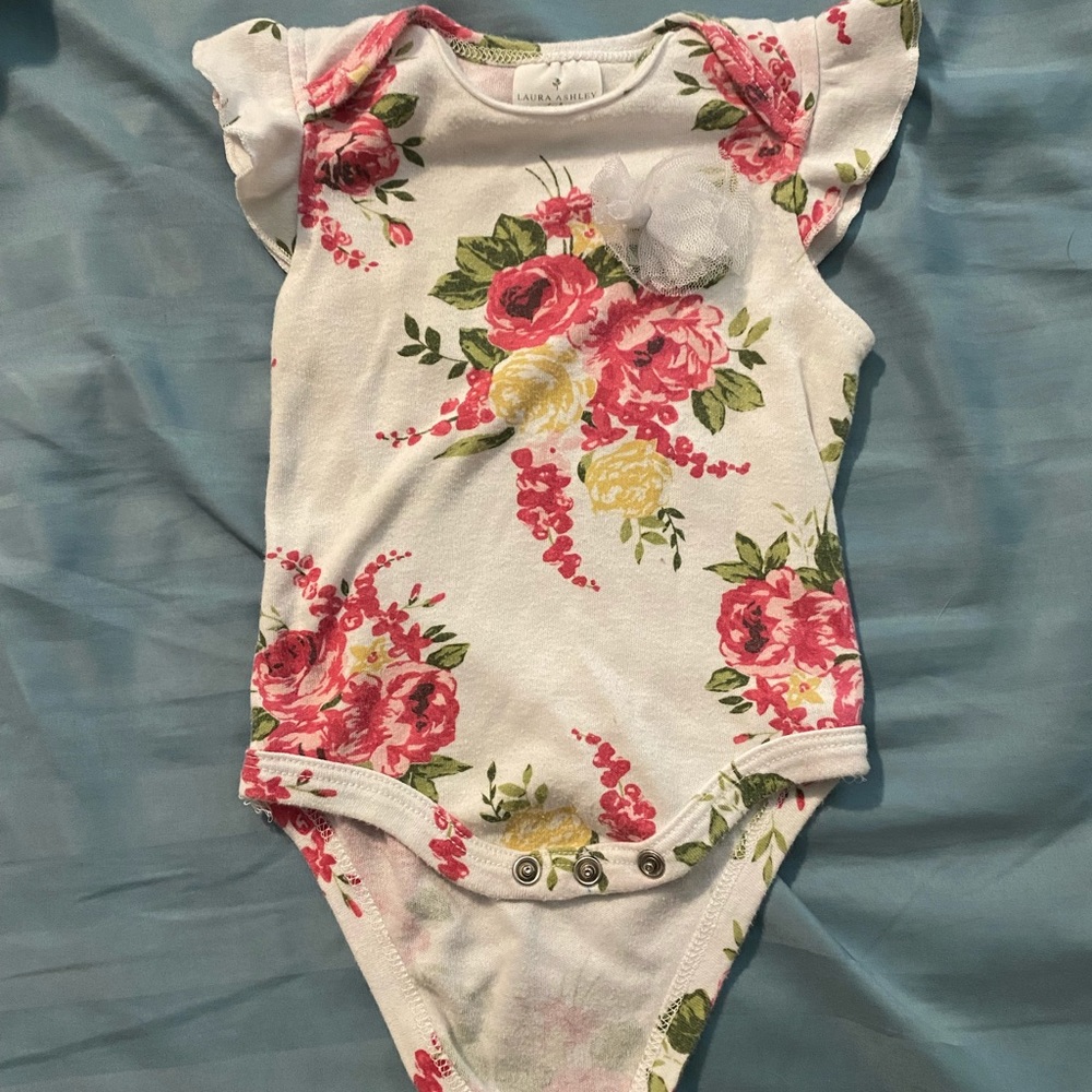 Laura Ashley Floral Onesie